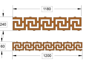 File cnc thiết kế diềm mái kính đơn giản nhất