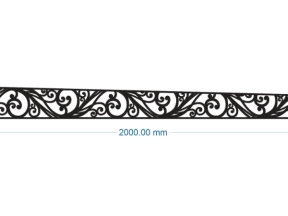 File cnc thiết kế diềm mái kính dxf