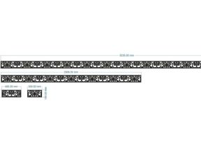File cnc thiết kế diềm mái kính file cad đẹp dxf
