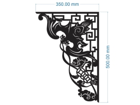 File cnc thiết kế dơi góc file cad đẹp nhất