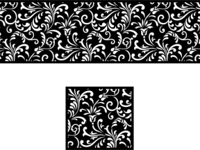 File cnc thiết kế hàng rào 2 kích thước thiết kế