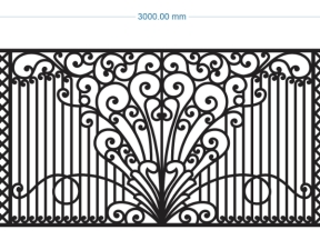 File cnc thiết kế hàng rào bản vẽ chuẩn đẹp