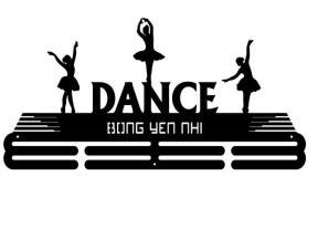 File cnc thiết kế huy chương múa bale