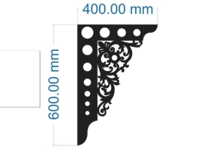 File cnc thiết kế ke góc bản vẽ đẹp