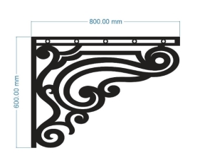 File cnc thiết kế ke góc mái kính mới
