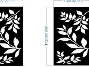 File cnc thiết kế lá giếng trời đẹp