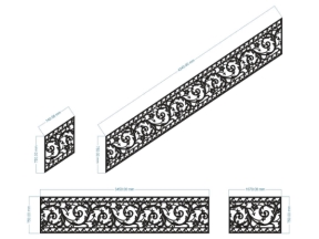 File cnc thiết kế lan can cầu thang