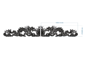 File cnc thiết kế rồng chầu dxf