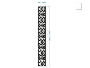 File cnc thiết kế vách hoa kt bé 300mm