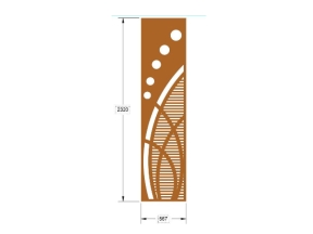 File cnc vách cổng thiết kế dxf