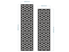 File cnc vách ngăn 2 diện tích thiết kế dxf đẹp