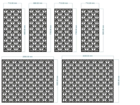 File cnc vách ngăn 3 diện tích xây dựng