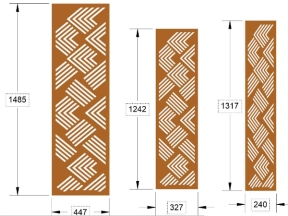File cnc vách ngăn 3 kích thước