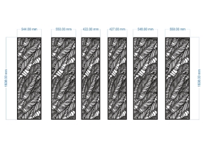 File cnc vách ngăn lá 6 diện tích xây dựng đẹp nhất