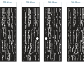 File cổng 4 cánh phong cách