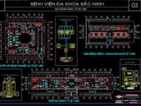 File đồ án kiến trúc: bệnh viện đa khoa bắc ninh