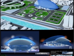 File đồ án thiết kế nhà thi đấu và sân vận động quốc gia thành phố