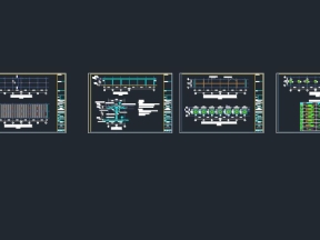 File dwg hồ sơ lán để xe và nhà bảo vệ