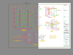 File dwg xưởng 25x50m