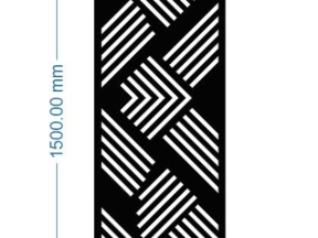 File dxf vách cổng mẫu họa tiết chéo cnc đẹp mắt