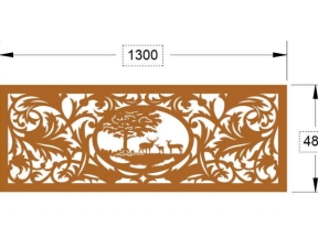 File lan can gia đình làng hươu cnc