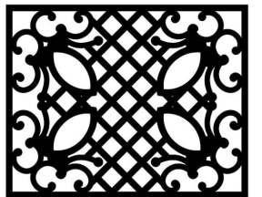 File mẫu 2d cnc hoa văn mái kính đẹp