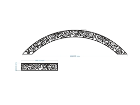 File mẫu cắt cnc hoa văn diềm mái kính đẹp