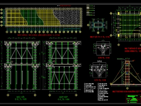 File mẫu file cad chia sẻ đồ án thi công chuẩn cho các bạn sinh viên chuyên ngành xây dựng