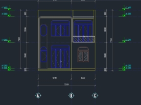 File mẫu nhà phố  trệt 1 lửng 7.2x14.4m