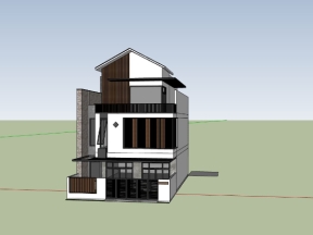 File nhà biệt thự 3 tầng 10x19.5m