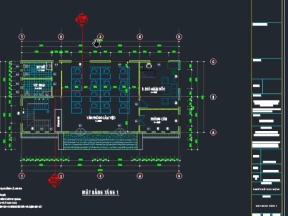 File nhà làm việc - tòa nhà làm việc 2 tầng 9x20m