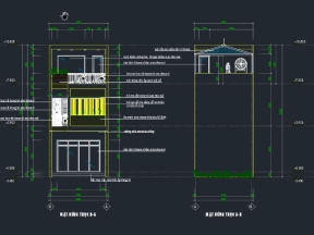 File nhà ở 2 tầng 5x16m