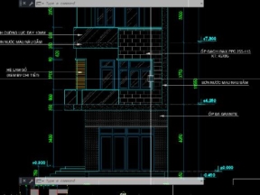 File nhà ở 3 tầng 2 mặt tiền 5x19m