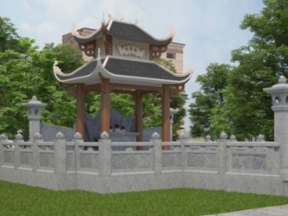 File phối cảnh 3dsmax vray bản vẽ 3dmax lăng mộ