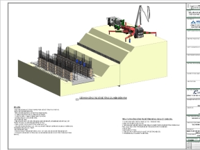 File revit biện pháp thi công silo ngầm, bể nước ngầm