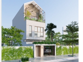 File revit mẫu nhà hiện đại 3 tầng 5x15m (đầy đủ kiến trúc, kết cấu, nội thất)