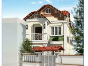 File revit nhà ở 2 tầng kích thước thiết kế 6x16m