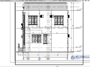 File revit nhà ở 2 tầng kích thước thiết kế 8.5x15m