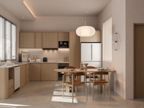 File sketchup mẫu nội thất phòng khách và bếp nhà biệt thự phố