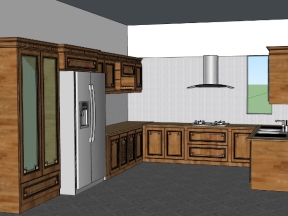 File sketchup nội thất phòng bếp đẹp mới nhất