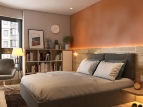 File sketchup thiết kế nội thất phòng ngủ trên 3Dview rất đẹp (sketchup 2020)