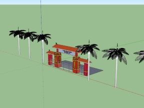 File su cổng nghĩa trang 