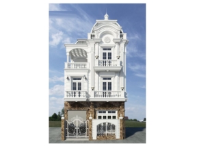 File su file phối cảnh nhà ở 3 tầng tân cổ điển