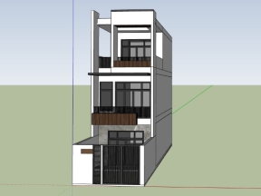 File su nhà 3 tầng 5x15.5m