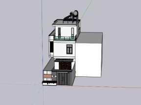 File su nhà dân 3 tầng 4.5x12.3m