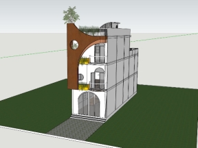 File su nhà dân 3 tầng 5x17.5m