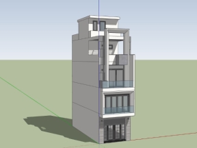 File su nhà dân 4 tầng 4.5x12m