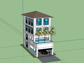 File su nhà dân 4 tầng 5x12m