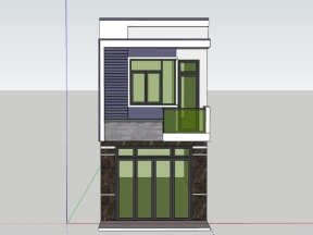 Nhà phố 2 tầng,file sketchup nhà phố 2 tầng,nhà phố 2 tầng file su,sketchup nhà phố 2 tầng,model su nhà phố 2 tầng