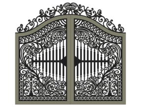 File thiết kế cnc cổng 2 cánh mới nhất trên dwg